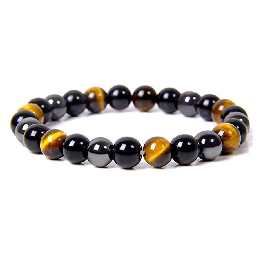 Men Magnetic Health Protection Jewelry Nature Stone Beads Bracelets