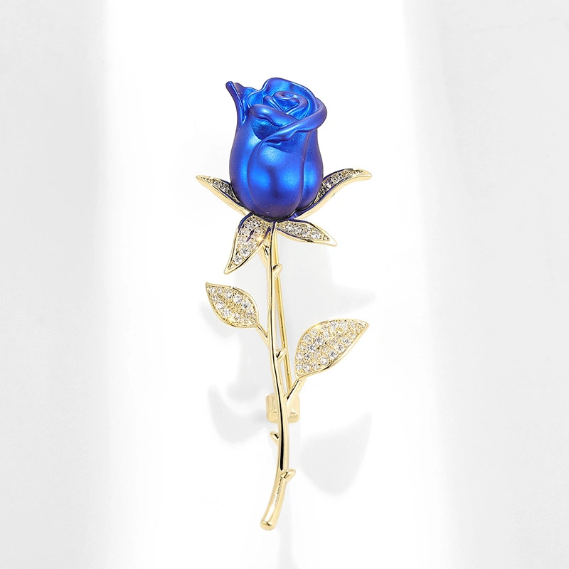 Nice Design Tulip Rose Brooch for Women Elegant Corsage Fashion Brooch Pin