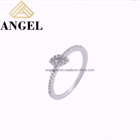 Élégant personnalisé bijoux de mode femmes accessoires 925 bijoux en argent pierres précieuses Moissanite diamant Zircon pierre fiançailles anneaux de mariage usine en gros