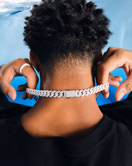 Accessoires de mode Bijoux Hip Hop Bracelet complet en diamant pour hommes et femmes